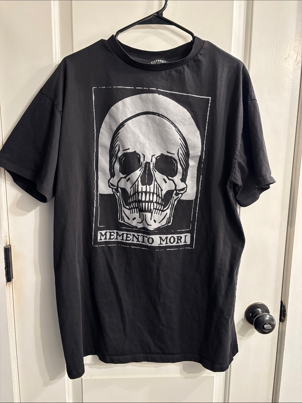 Disturbia Black Memento Mori Skull Tee dress - Picture 2 of 4